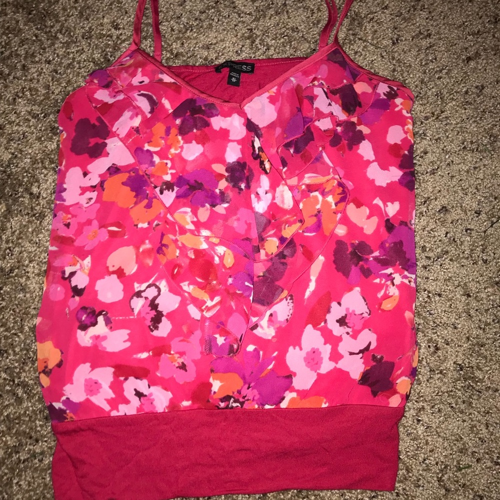 Express floral top